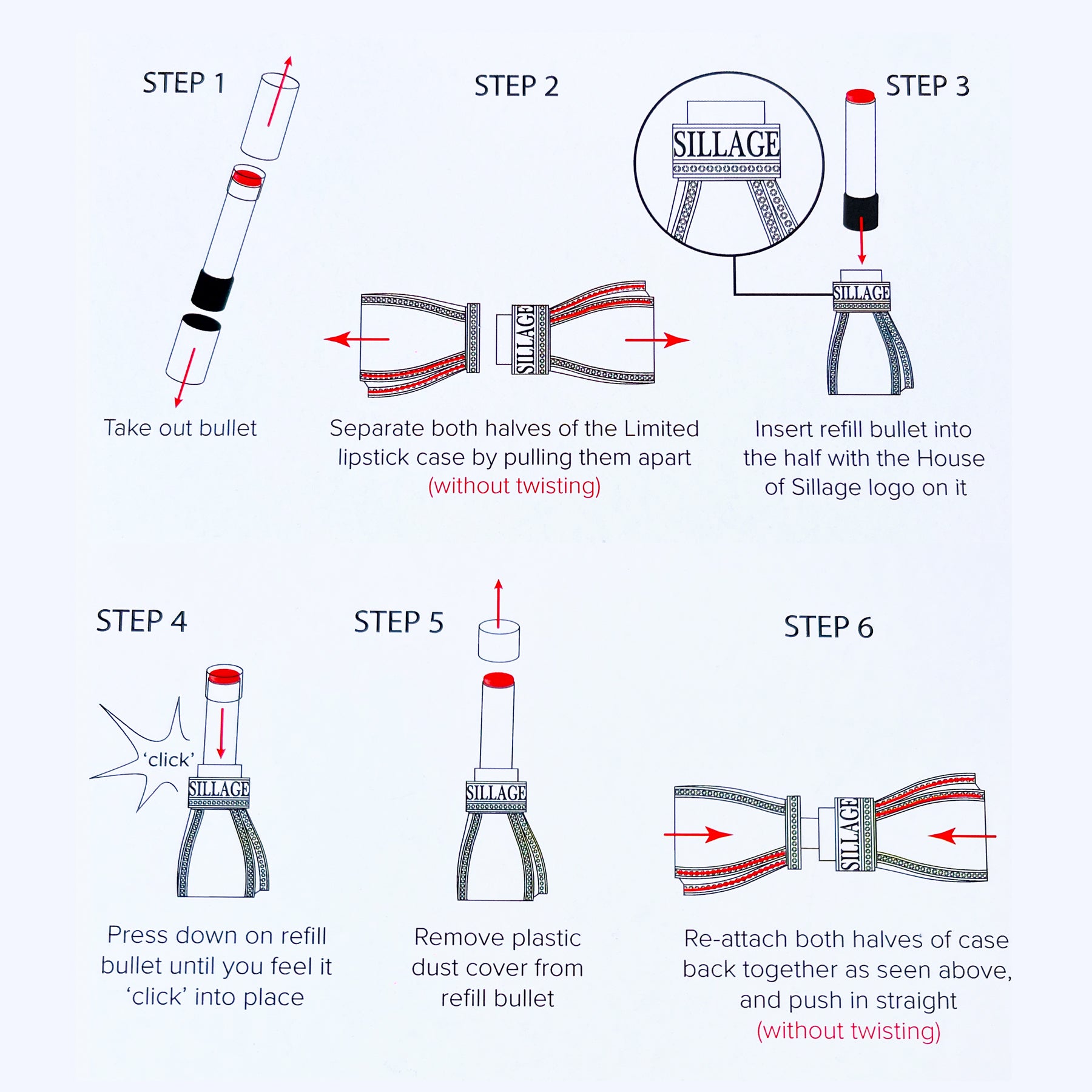 Whispers of Truth Bow Lipstick Case